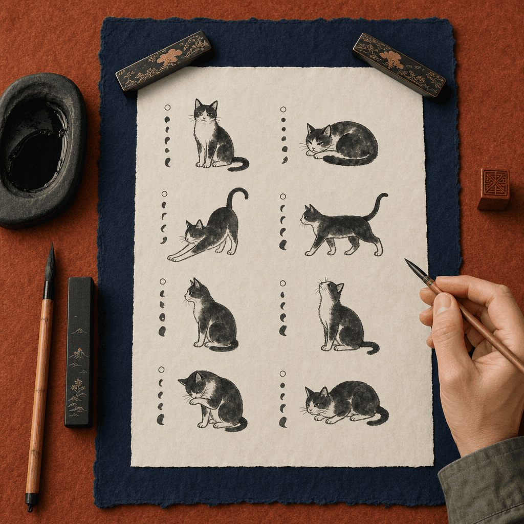 Mega Bonus - The Ink Cat Pose Library