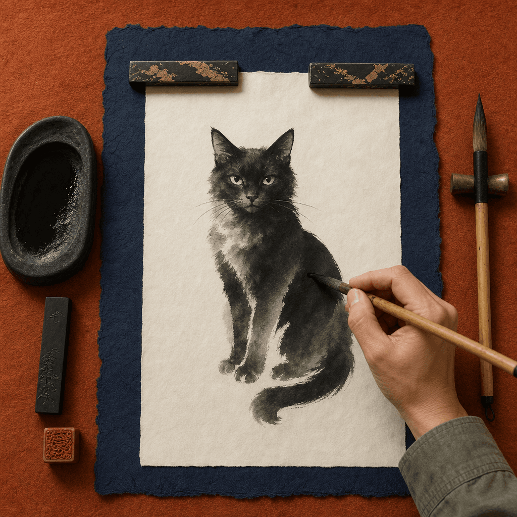Module 4 - The Ink Cat (Form & Gesture)