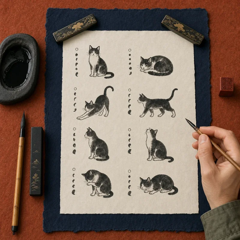 Mega Bonus - The Ink Cat Pose Library