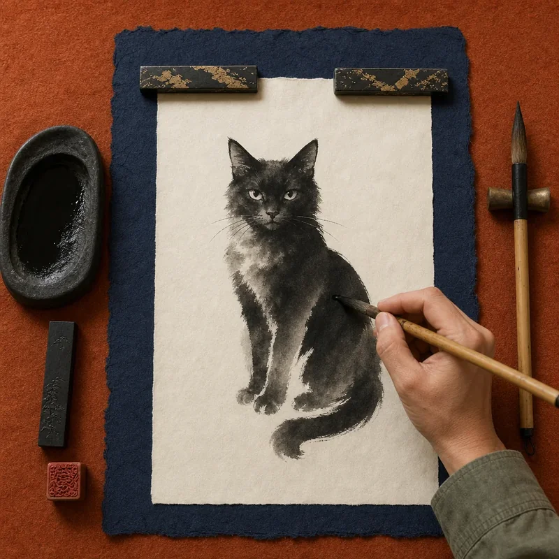 Module 4 - The Ink Cat (Form & Gesture)